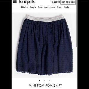 NWT KidPik MINI POM POM SKIRT